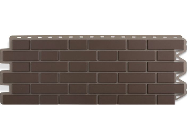Панель Альта-Профиль Кирпич клинкерный 1220 х 440 0,48 м2 коричневый